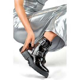 Bottes de travail Modèle Axelle 250007B-LA Laque Noire - PRIMO 1