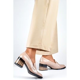 Escarpins femme GD-FL443A-D.BE beige 1