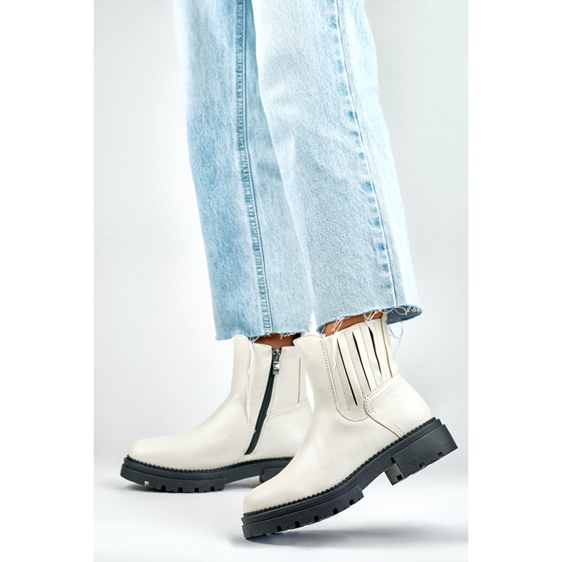 Ouvriers Modèle Dany 250041BE-PU Beige Clair - PRIMO 2