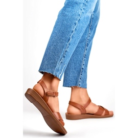 Sandales femme PS10TA marron brun 1