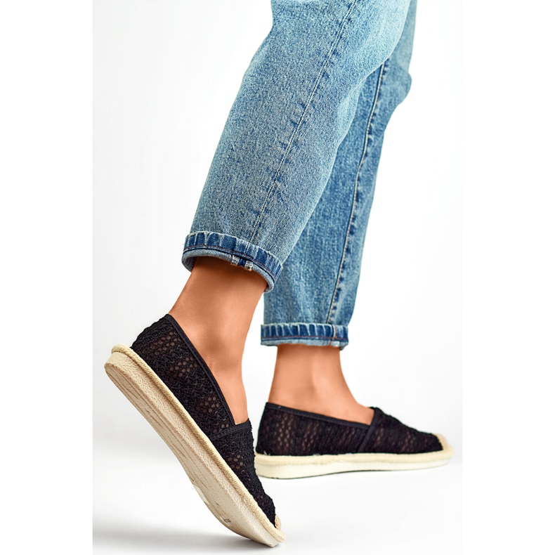 Espadrilles Femme XY2832-1B le noir 1
