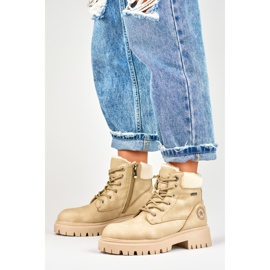 Bottes isolées pour femmes GD-TL53BE beige 1 Bottes isolées pour femmes GD-TL53BE beige 1