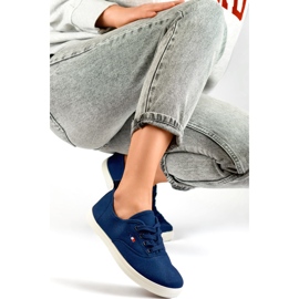 Baskets femme HB-6N, bleu marine 1