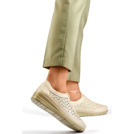 Chaussures pour femmes 8615-4BE beige 1