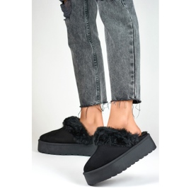 Pantoufles Modèle 81366-1B le noir 2