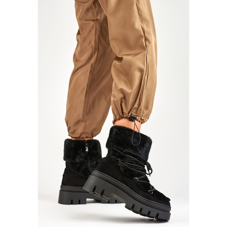 Bottes de neige Modèle XH9370-1-B Noir - PRIMO le noir 2