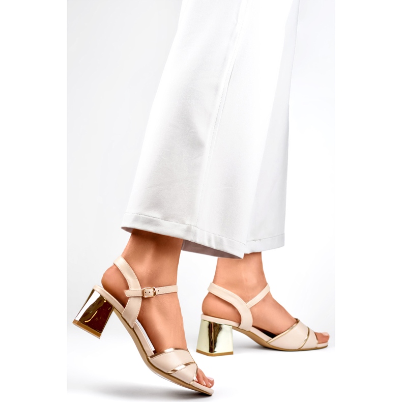 Sandales Modèle GD-FL1133BE beige 1