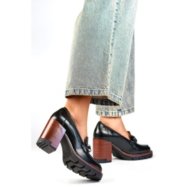 Escarpins pour femmes 24-2-12278B noir 1