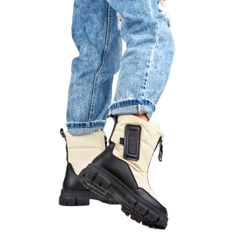 Bottes de neige Modèle H-07BE Beige/Noir - PRIMO 1