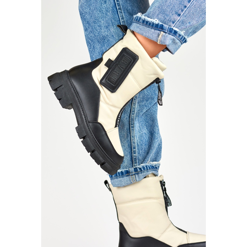 Bottes de neige Modèle H-07BE Beige/Noir - PRIMO 2