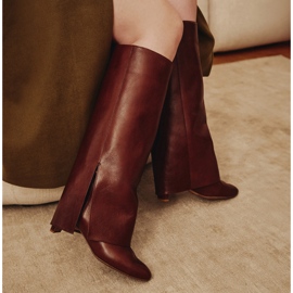 Marco Shoes Bottes larges Cléo brun 2