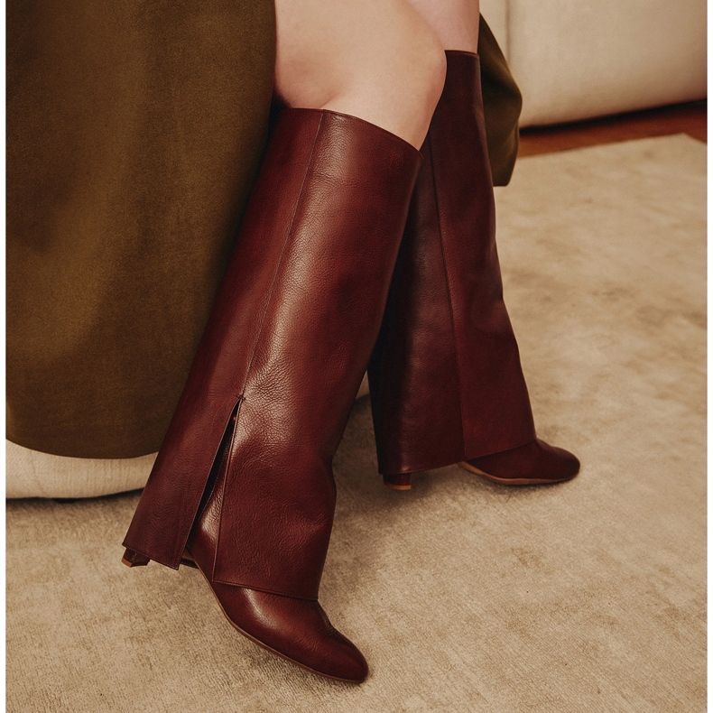 Marco Shoes Bottes larges Cléo brun 2