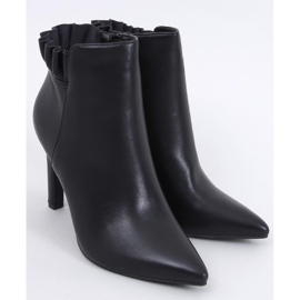 Etnea Bottines à talons hauts noires 1