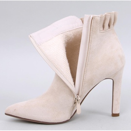 Mariah Bottines en daim beige 2