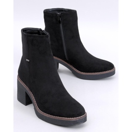 Filly Bottines noires à talon stable 1
