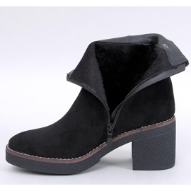 Filly Bottines noires à talon stable le noir 2