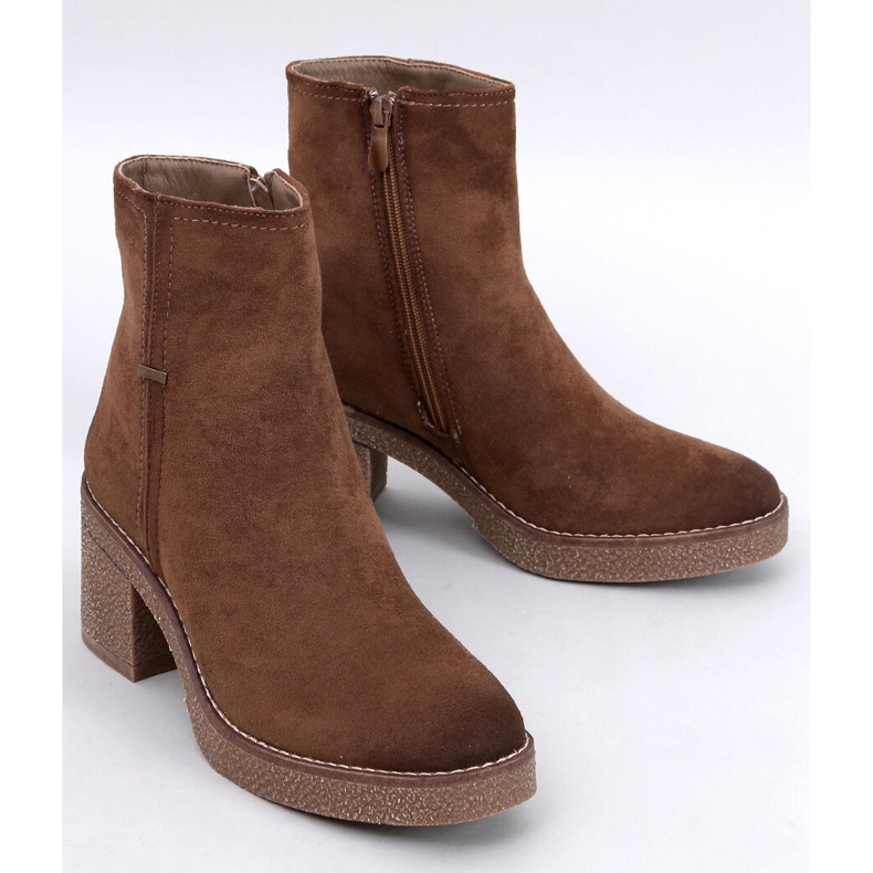 Bottines à talon stable Filly Green brun 1