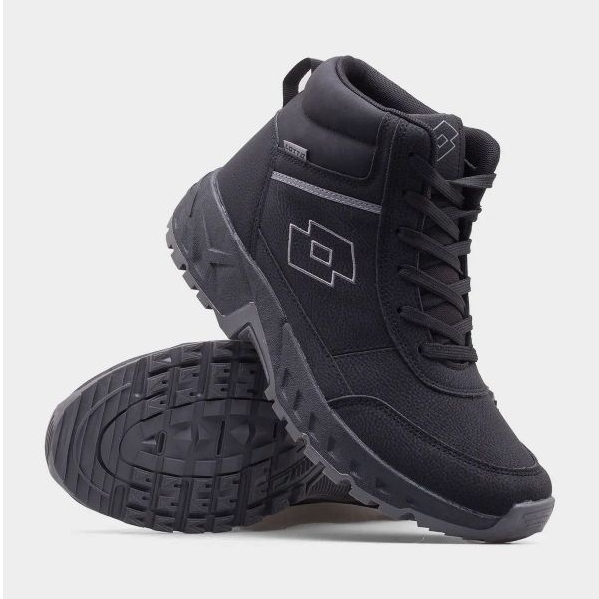 Chaussures d'hiver Lotto Evedal Mid 2400300U-1111 le noir 1
