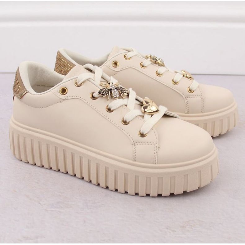 News Chaussures d'actualité sur la plateforme 4756 EVE458B beige 2