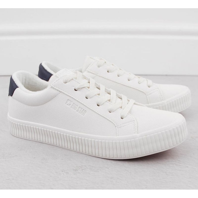 Baskets isolées Big Star W OO274A460 INT2063A blanc 2