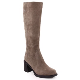 Bottines à talons en daim Potocki W 60314 WOL278B 2