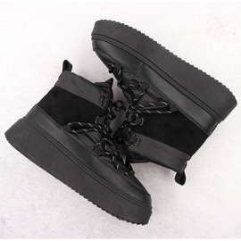 Bottes de neige Potocki avec plateforme W 72302 WOL280A le noir 3