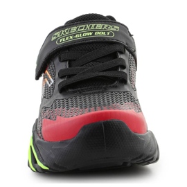 Chaussures Skechers S-Lights Flex-Glow Bolt 400138L-BKRD le noir 2