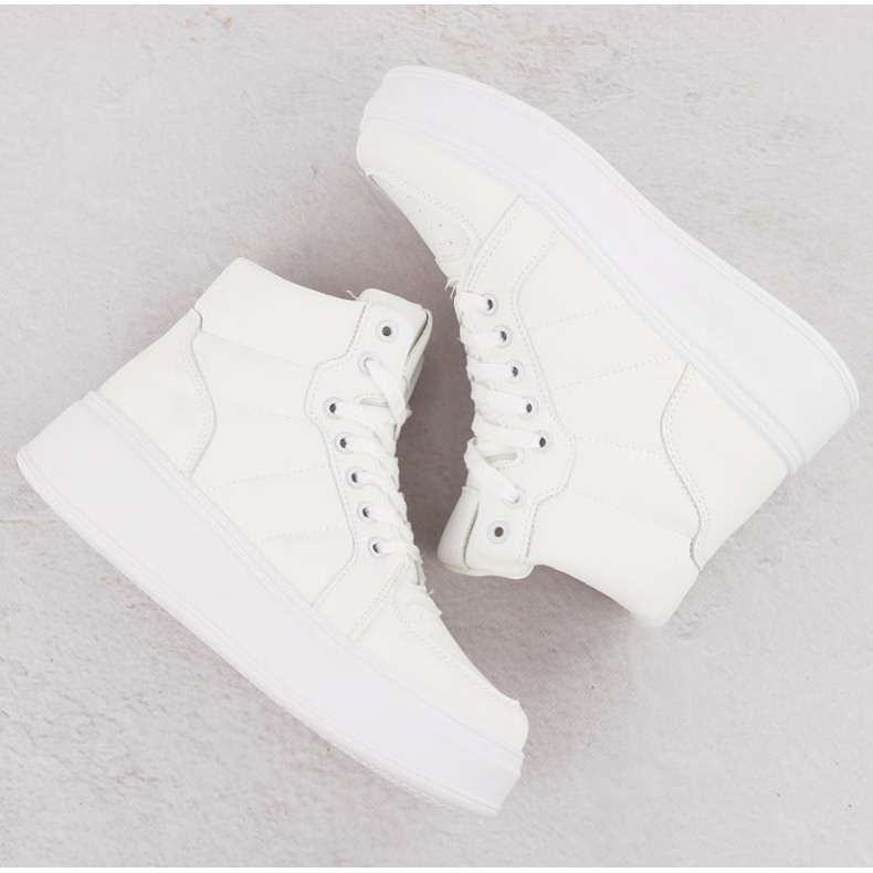 News Nouveautés chaussures de sport hautes W 8166 EVE465A blanche 2