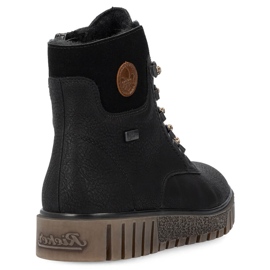Bottes noires imperméables pour femmes Rieker Y3433-00 1