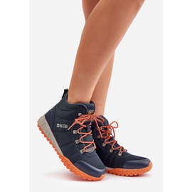 Chaussures de sport Trappers pour femmes Big Star KK274215 système de mousse à mémoire de forme bleu marine 1