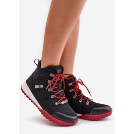 Chaussures de sport Trappers pour femmes Big Star KK274217 système de mousse à mémoire de forme noir 1