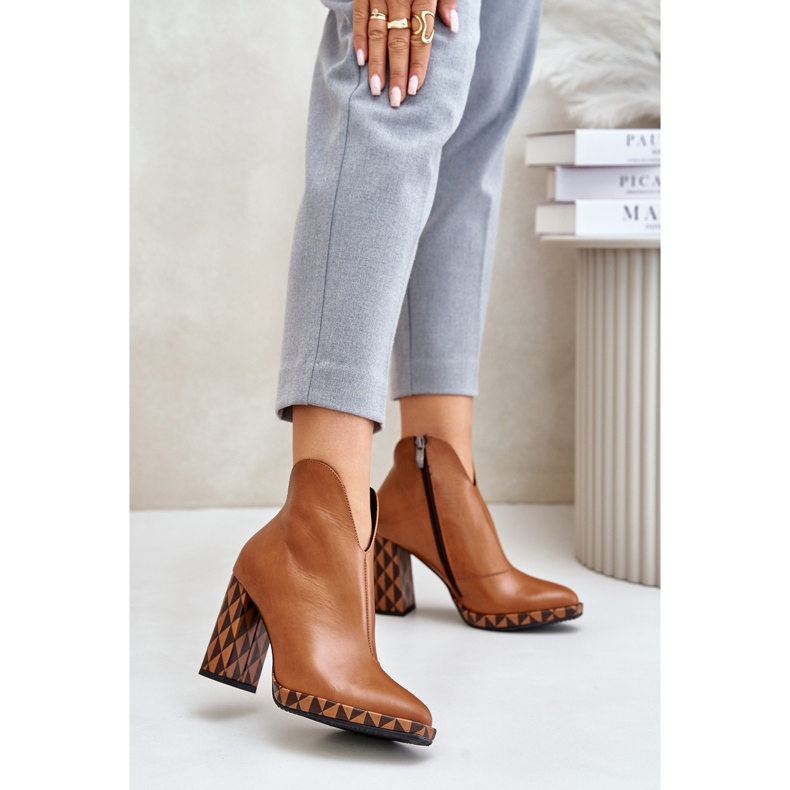 Bottines en cuir Laura Messi 2836 Marron brun 2 Bottines en cuir Laura Messi 2836 Marron brun 2