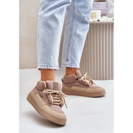 Baskets isolées Big Star pour femmes OO274A532 Beige 2