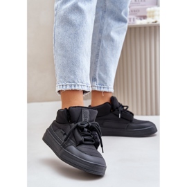 Baskets isolées Big Star pour femmes OO274A530 Noir le noir 2