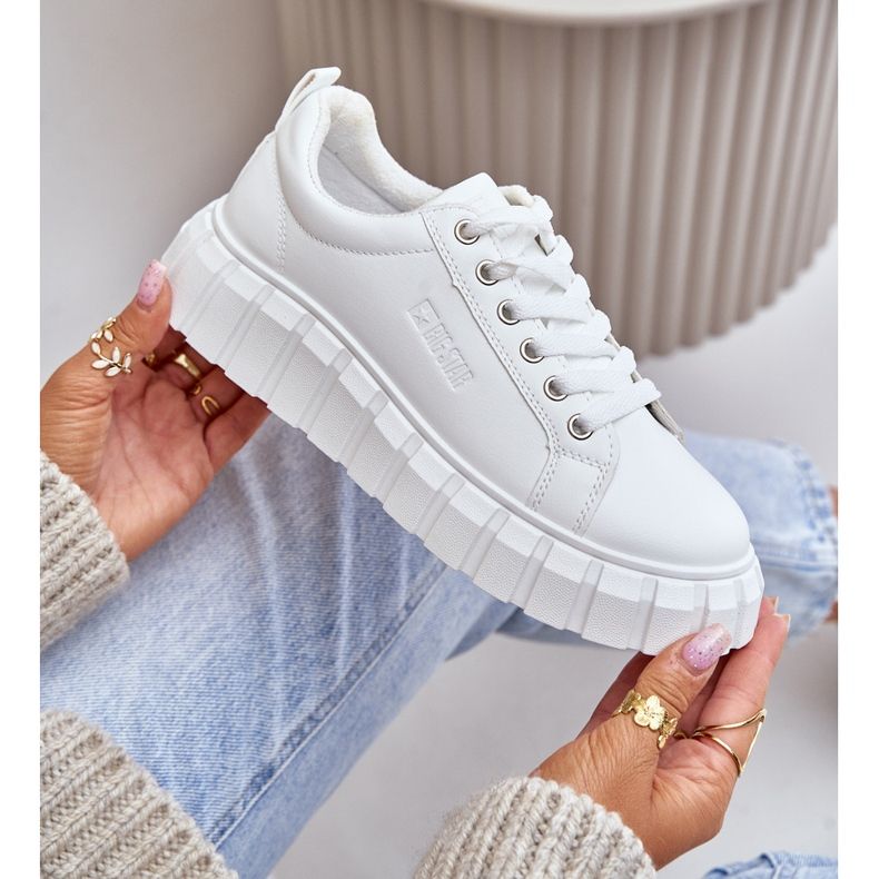 Baskets isolées Big Star pour femmes MM274616 Blanc 2