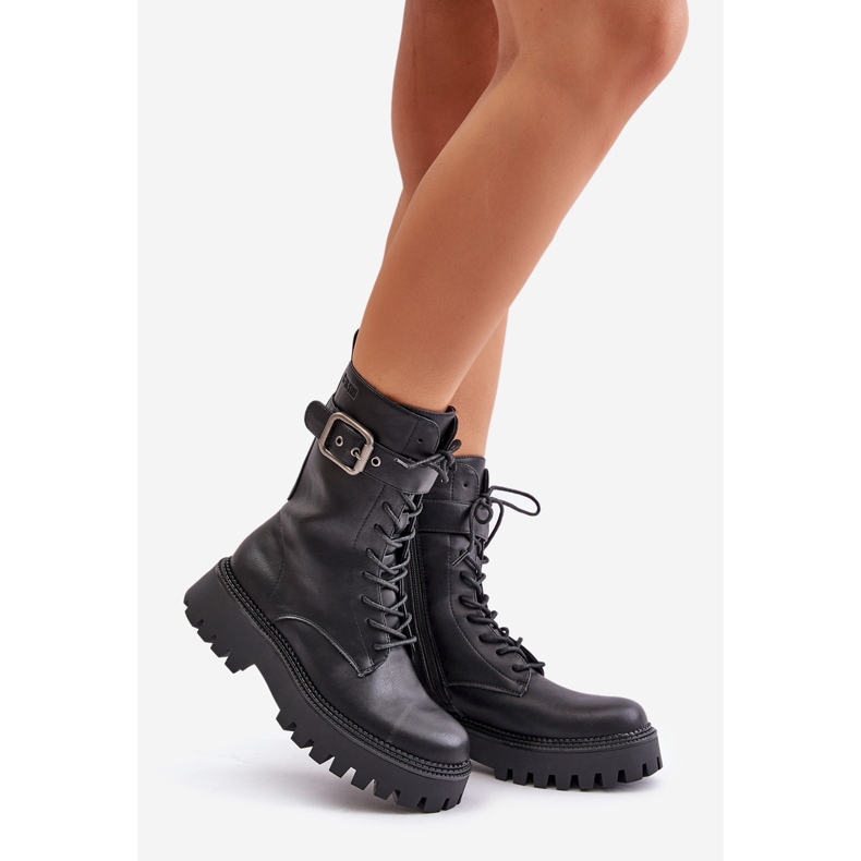 Bottes de travail isolées avec boucle Big Star OO274137 Noir 1