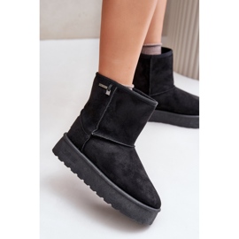 Bottes de neige à plateforme haute pour femmes Big Star OO274898 Noir le noir 2