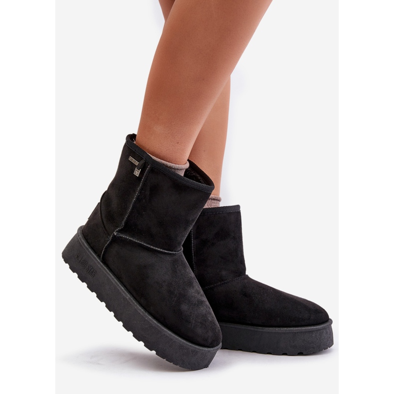 Bottes de neige à plateforme haute pour femmes Big Star OO274898 Noir 1