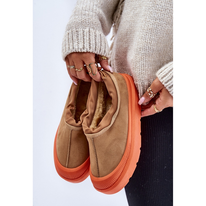 Camel Izamine Bottes de neige à plateforme avec tige basse pour femme brun 2 Camel Izamine Bottes de neige à plateforme avec tige basse pour femme brun 2