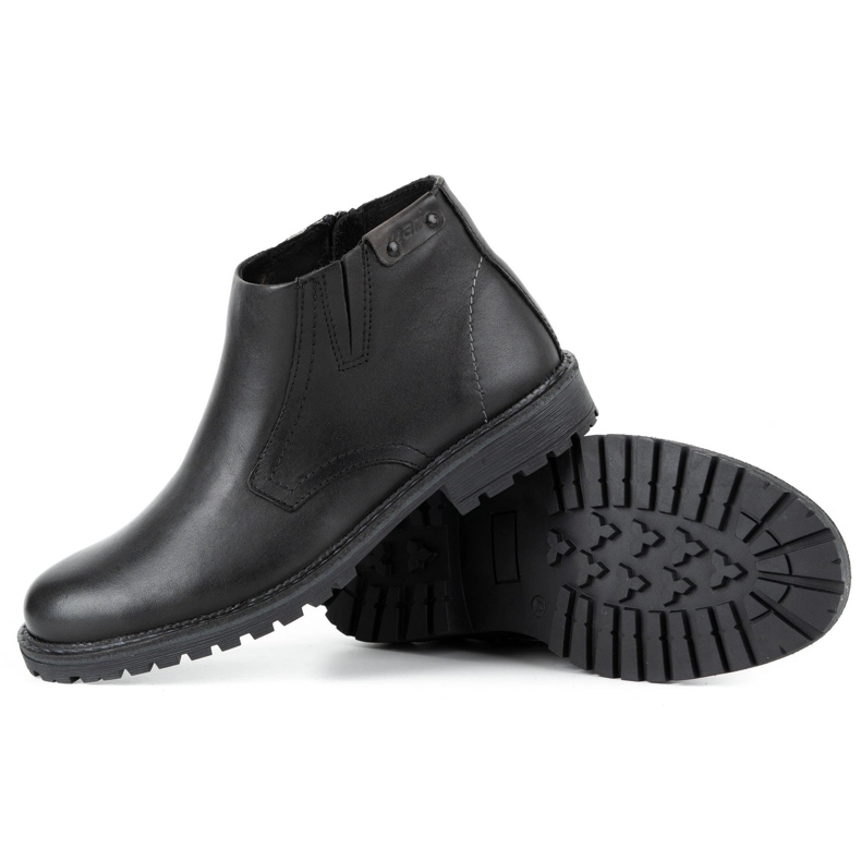 Olivier Bottes homme isolées en laine 815, face noire 3