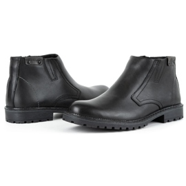 Olivier Bottes homme isolées en laine 815, face noire le noir 5