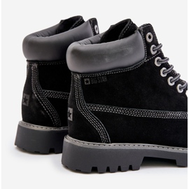 Bottes isolées en daim pour hommes Big Star OO174138 HI-POLY System noir le noir 2