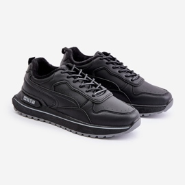 Baskets isolées pour hommes Big Star OO174675 HI-POLY System Noir 1