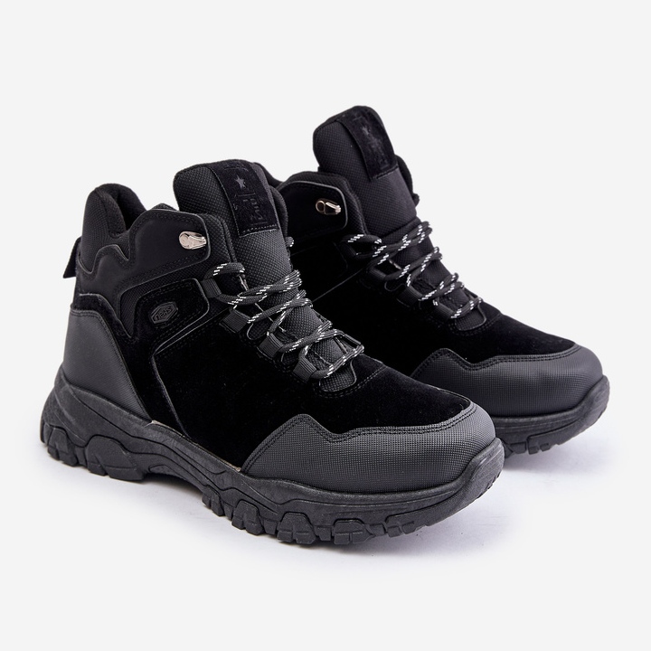 News Chaussures De Trekking Isolées À Lacets Homme Noir Zerista 1