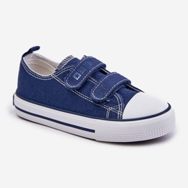 Baskets Velcro Enfant Big Star OO374010 Bleu Marine 1