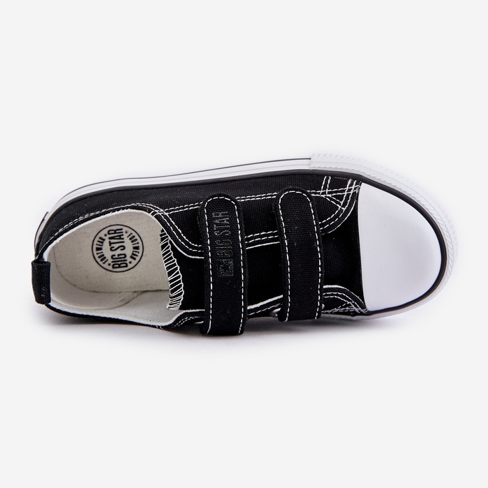 Baskets Velcro Enfant Big Star OO374008 Noir le noir 2 Baskets Velcro Enfant Big Star OO374008 Noir le noir 2