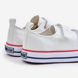 Baskets Velcro Enfant Big Star OO374009 Blanc blanche 2