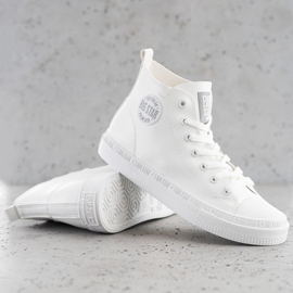 Baskets Montantes Femme Big Star GG274016 Blanc blanche 2