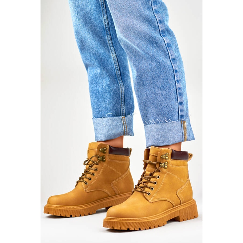 Bottes isolées femme camel 9501-PA-C brun 1