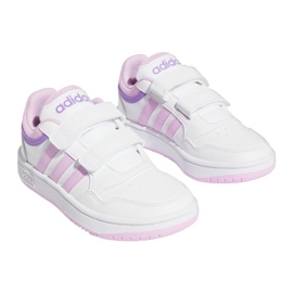 Chaussures Adidas Hoops 3.0 IF5319 blanche 1